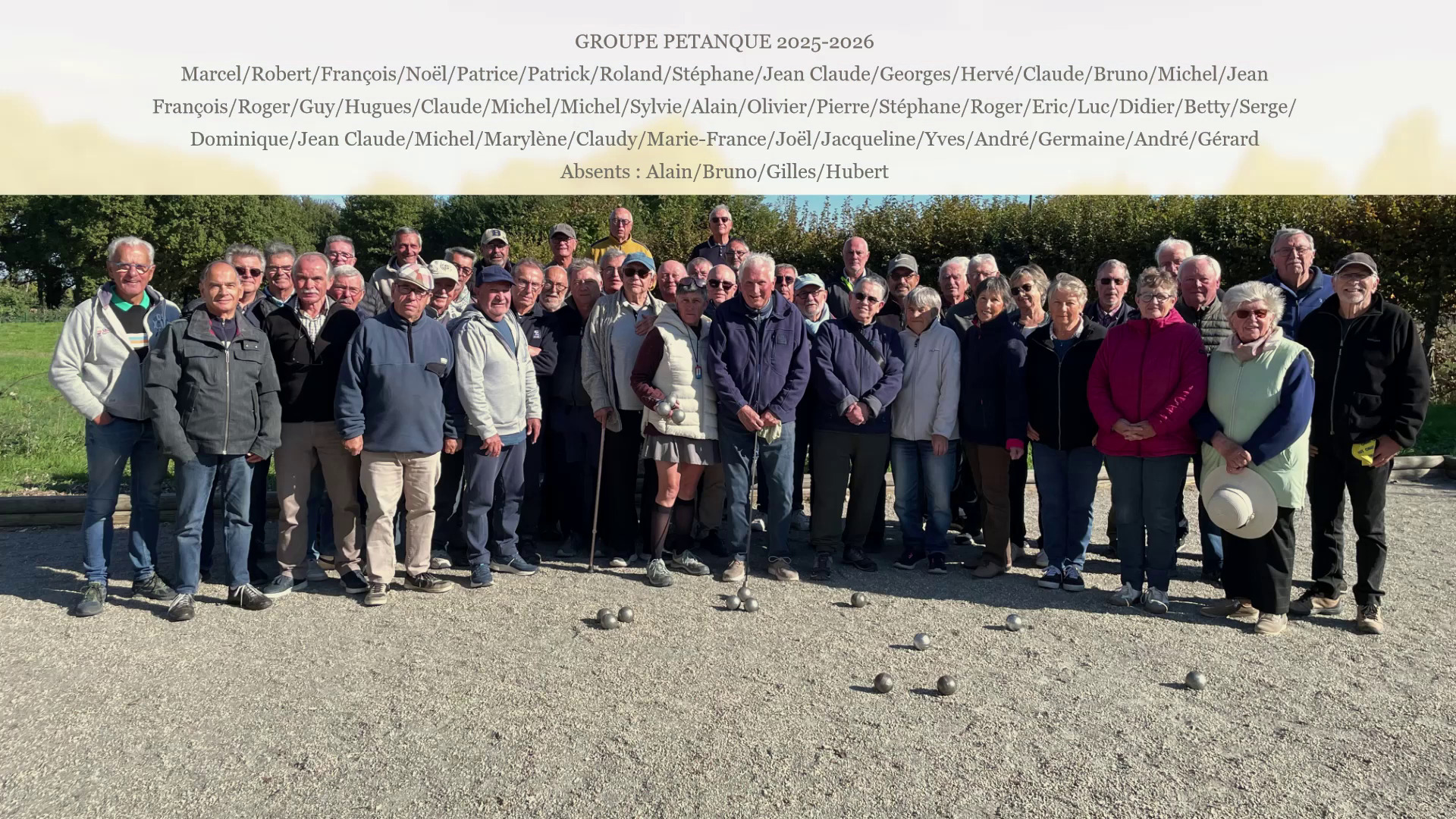 Pétanque atelier 2025-2026